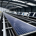 Recycling Plant of the Future**

A futuristic recycling plant with advanced robotic arms sorting waste. Conveyor belts move materials towards different processing stations. In the background, solar panels provide clean energy. Clean, bright, and efficient.  Emphasis on technology and sustainability.  Safe for work, appropriate content, fully clothed, professional, perfect anatomy, natural proportions, high quality.

**