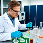 폐기물처리 관련 정부 지원 정책 - Grant for Innovative Recycling Projects**

A scientist in a clean lab, wearing a lab coat and safety...