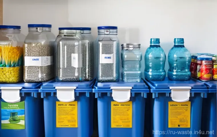 폐기물처리와 탄소중립 정책 - **Prompt:** A bright, modern kitchen in a clean apartment, filled with natural light streaming throu...