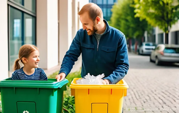 폐기물처리 실기시험 현장 팁 - **Prompt:** A professional environmental specialist, approximately 30-45 years old, of diverse backg...